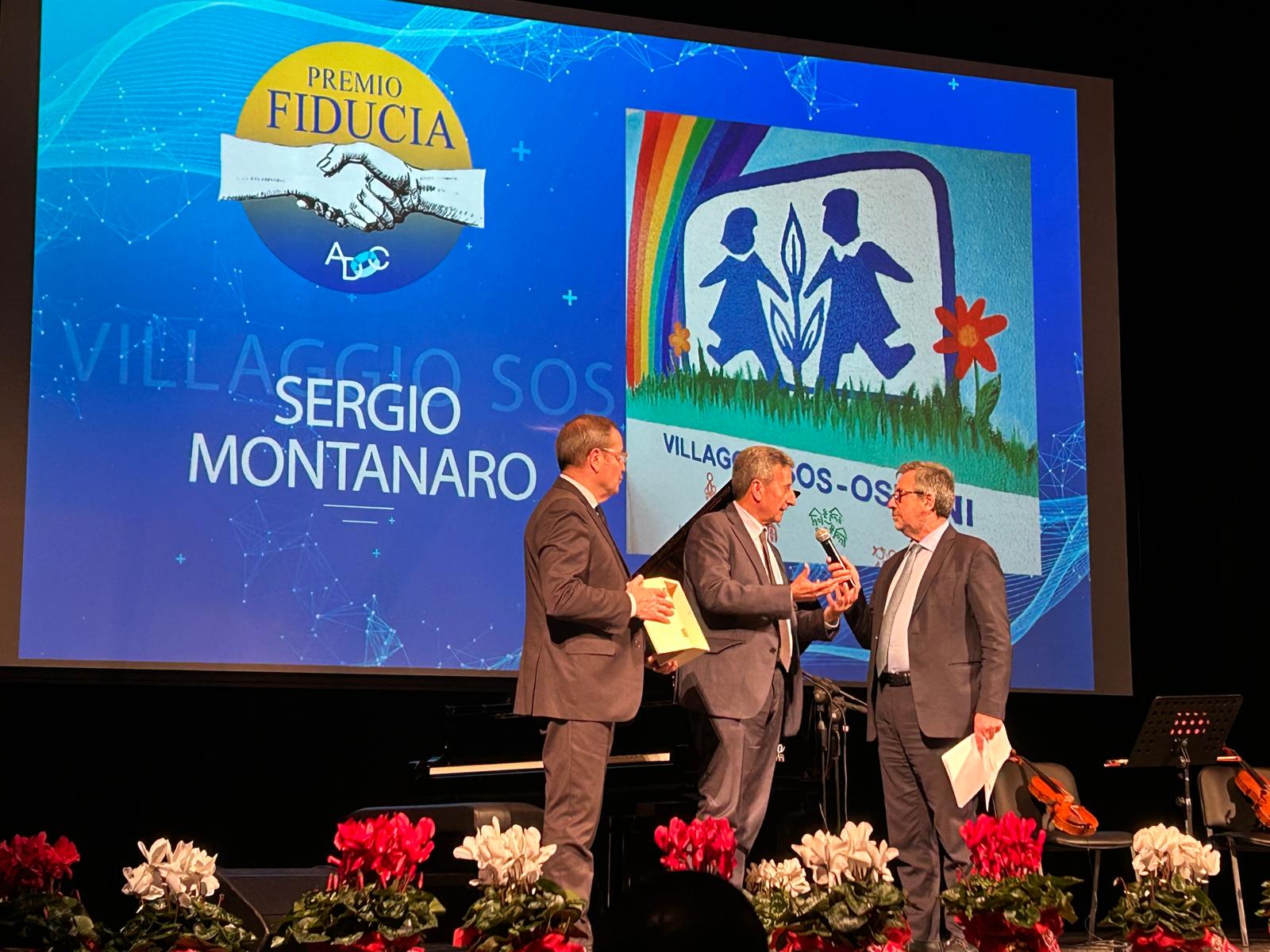 Sergio Montanaro ritira il Premio Fiducia 2025